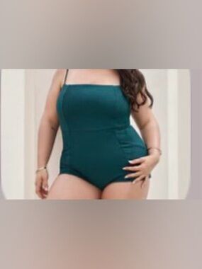 POPFLEX Dark Sea Reef Romper with Pockets